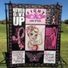 Pink Fighter Quilt Blanket Yln7  Quilt